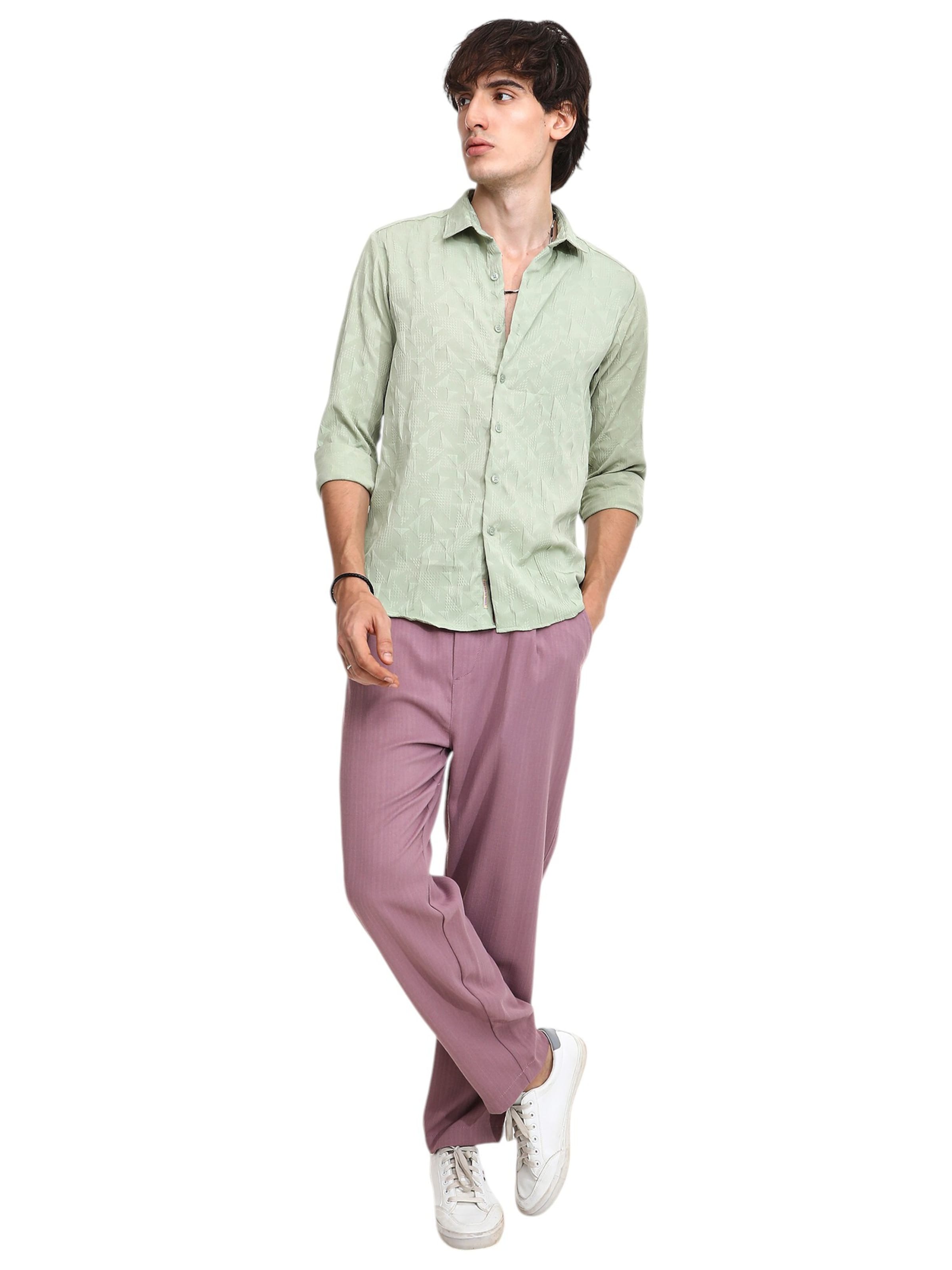 Campus Sutra Regular Fit Skjorte 'Tiara' i grøn