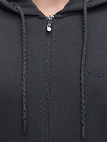 BOSS Sweatjacka 'Saggy' i blå