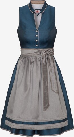 SPIETH & WENSKY Dirndl 'Anna' in Blauw: voorkant