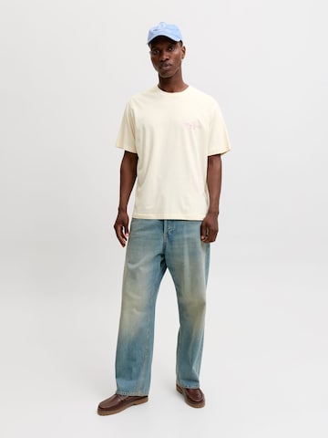 JACK & JONES Shirt 'JORSketch' in Beige