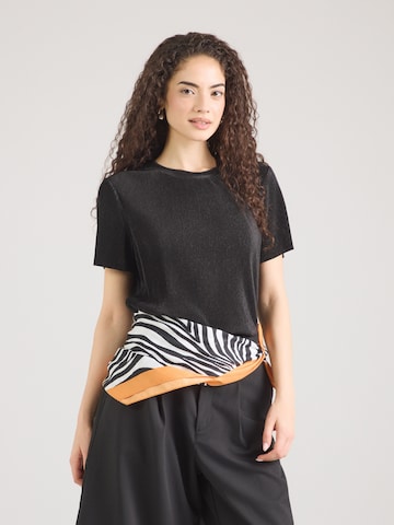 s.Oliver Μπλουζάκι σε μαύρο: μπροστά