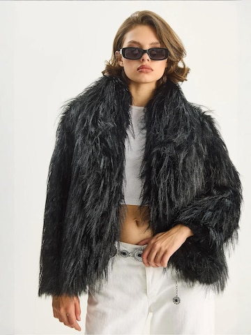 Bianco Lucci Tussenmantel in Zwart