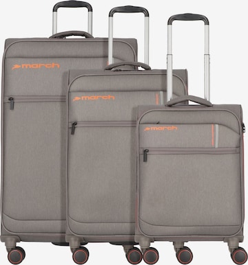 Set di valigie di March15 Trading in grigio: frontale