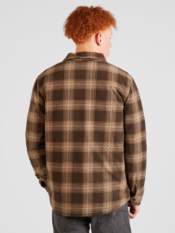 Volcom Regular fit Button Up Shirt in Brown