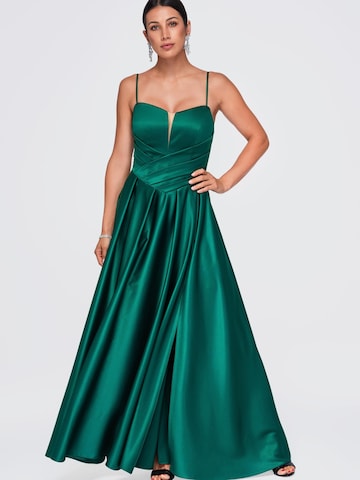 Robe de soirée Ombre en vert