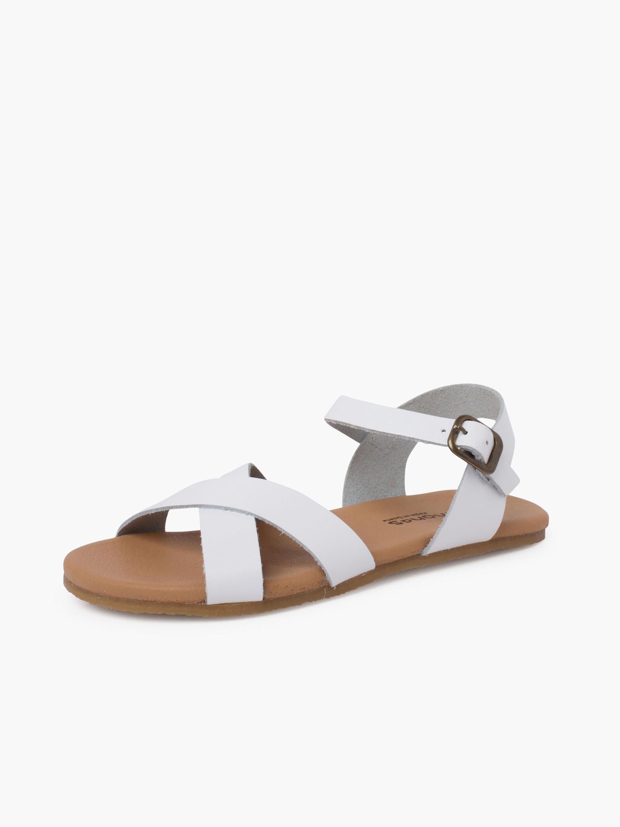 Pisamonas Sandalen in Wit: voorkant