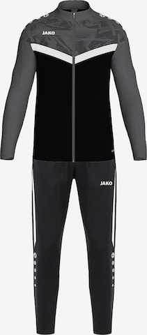 JAKO Trainingsanzug 'Iconic' in Schwarz: Vorderseite