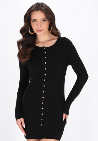Robe faina en noir : devant