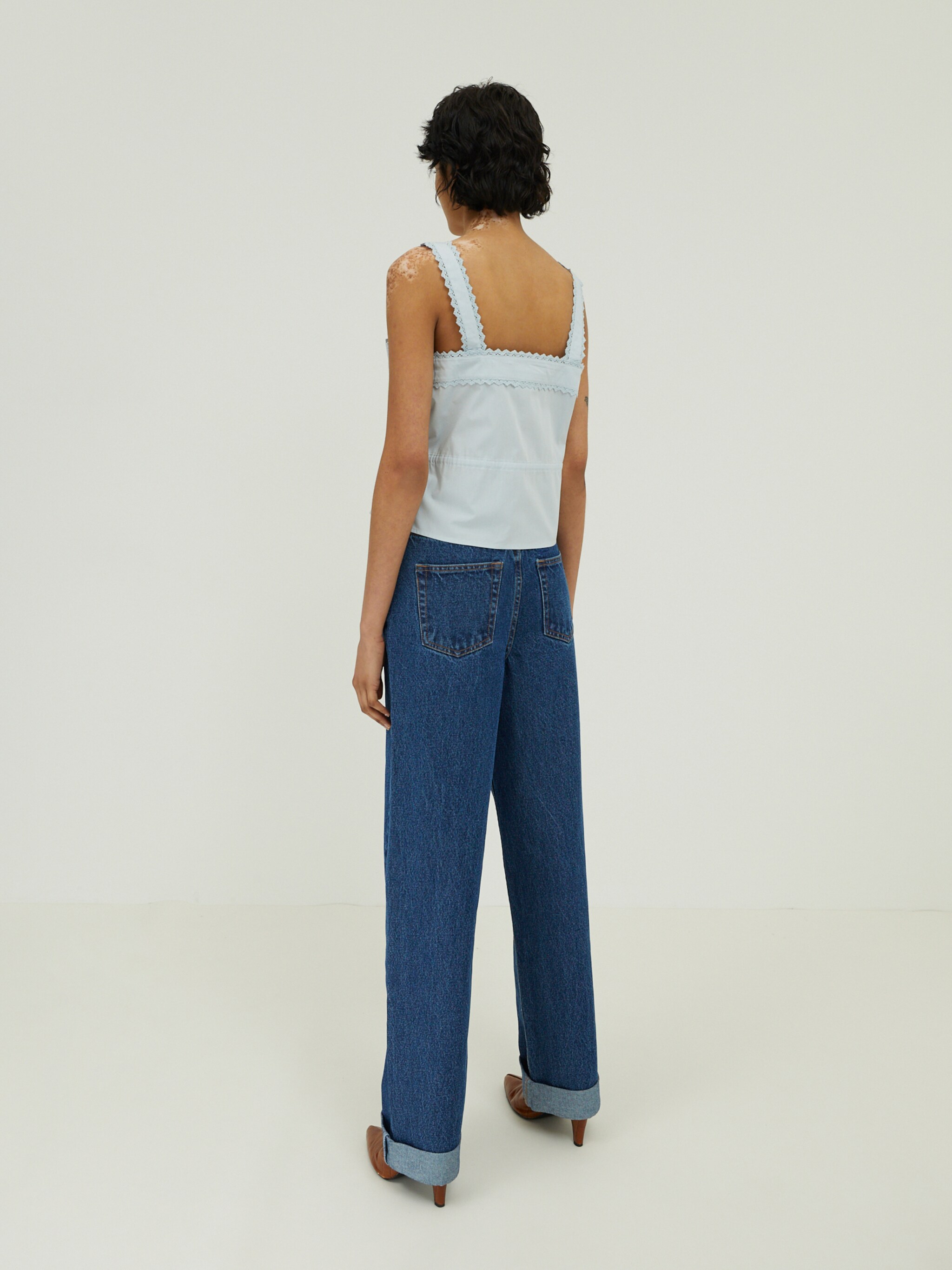 EDITED Produkte Blusentop 'Taren' blau