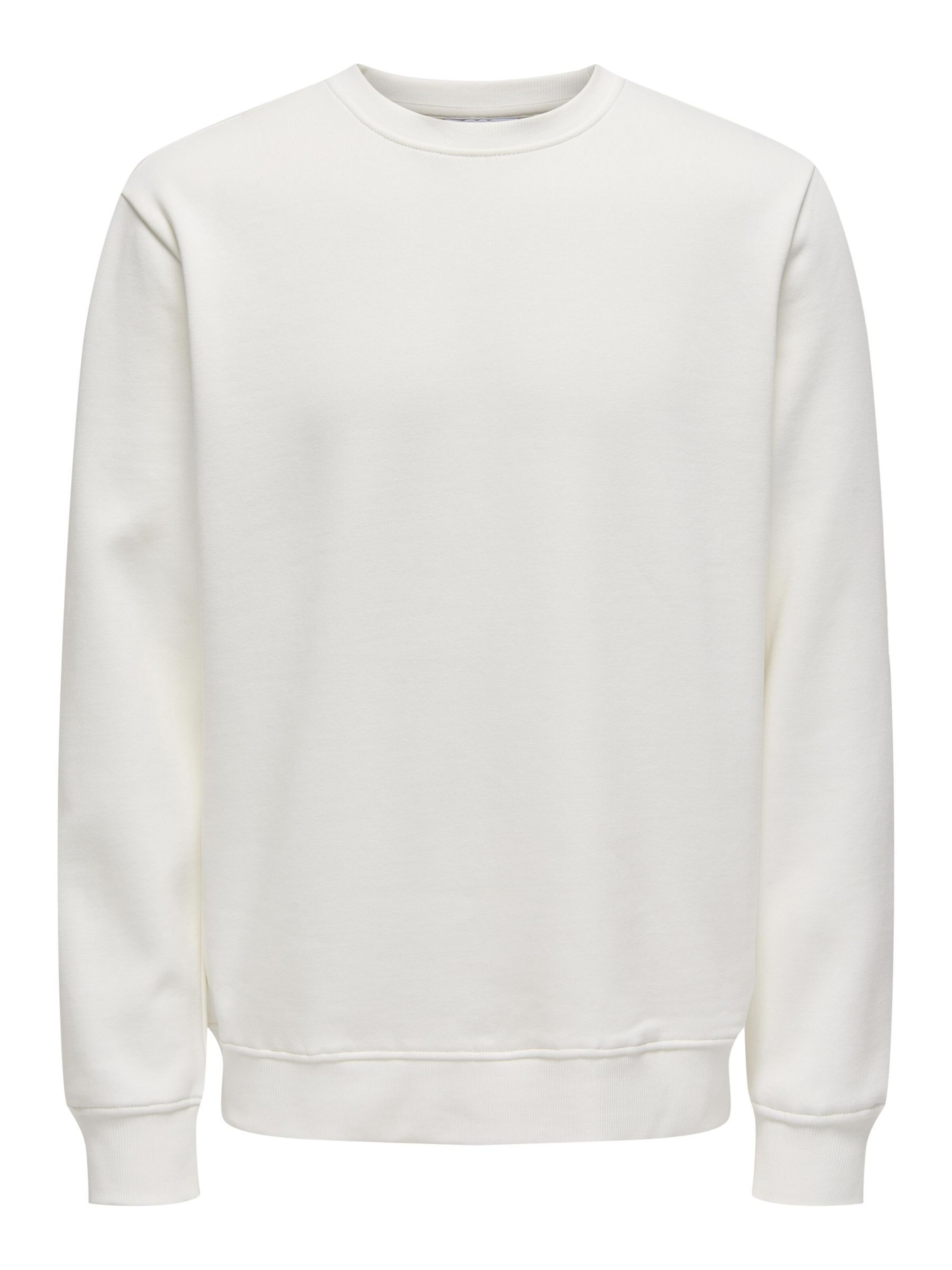 Only & Sons Sweatshirt 'ONSConnor' in Weiß: Vorderseite