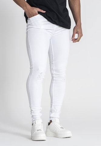 Gianni Kavanagh Skinny Jeans in Wit: voorkant