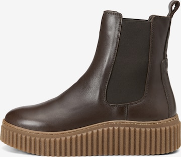 Marc O'Polo Chelsea boots in Bruin: voorkant