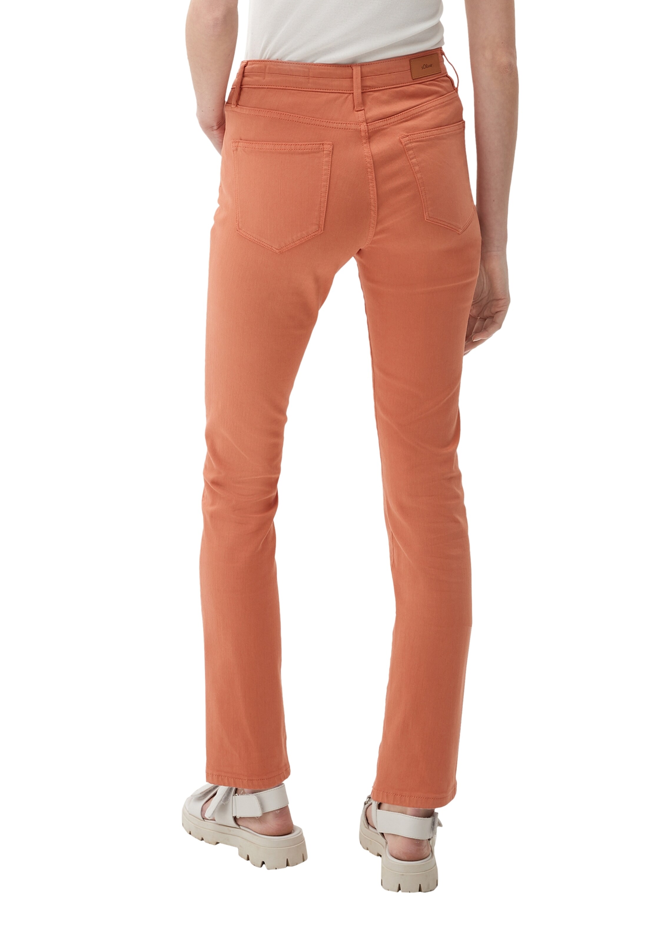 Coupe slim Jean s.Oliver en orange