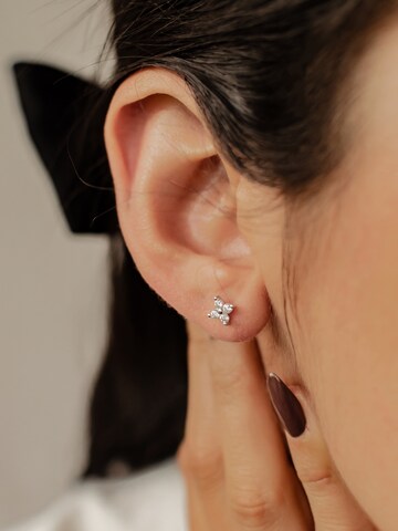 Boucles d'oreilles 'Daisy' Hey Happiness en argent