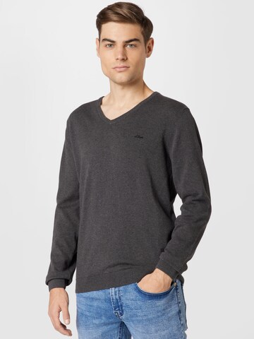 Pull-over s.Oliver en gris : devant