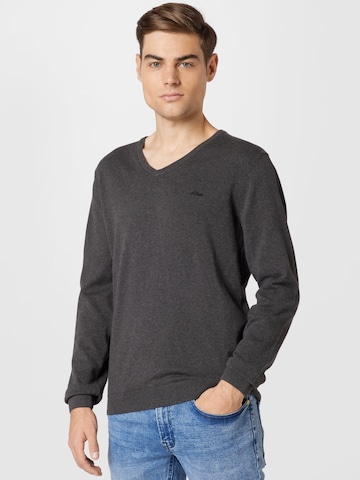 s.Oliver Sweater in Grey: front