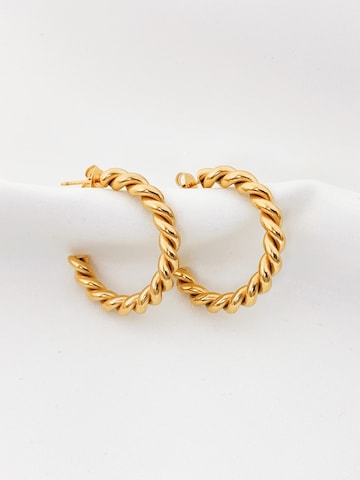 Hey Happiness Earrings 'Torsade' in Gold