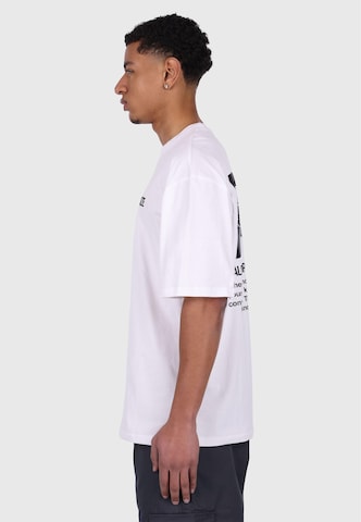 Dropsize Shirt 'Eagle' in Wit