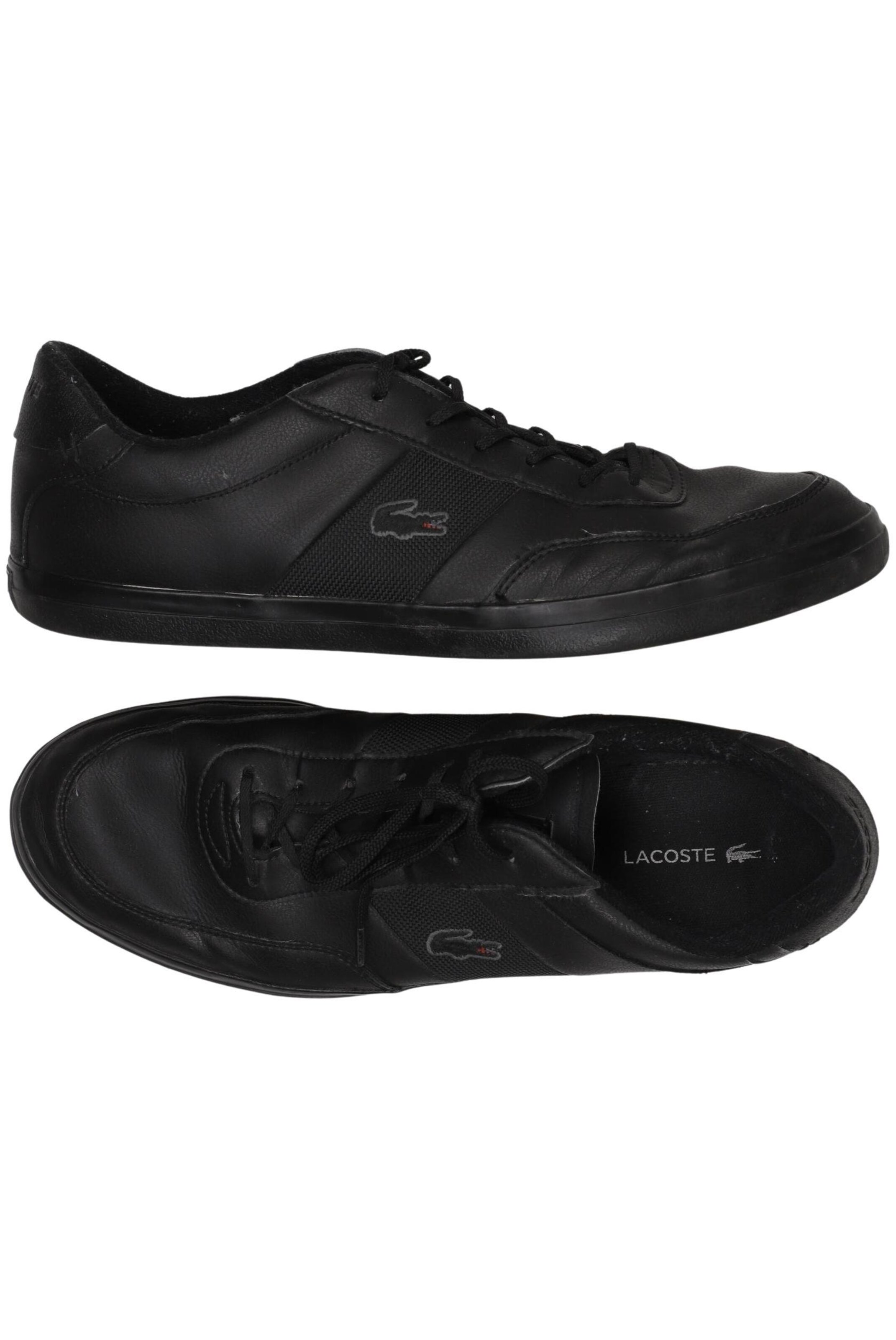 LACOSTE Sneakers & Trainers in 45 in Black: front