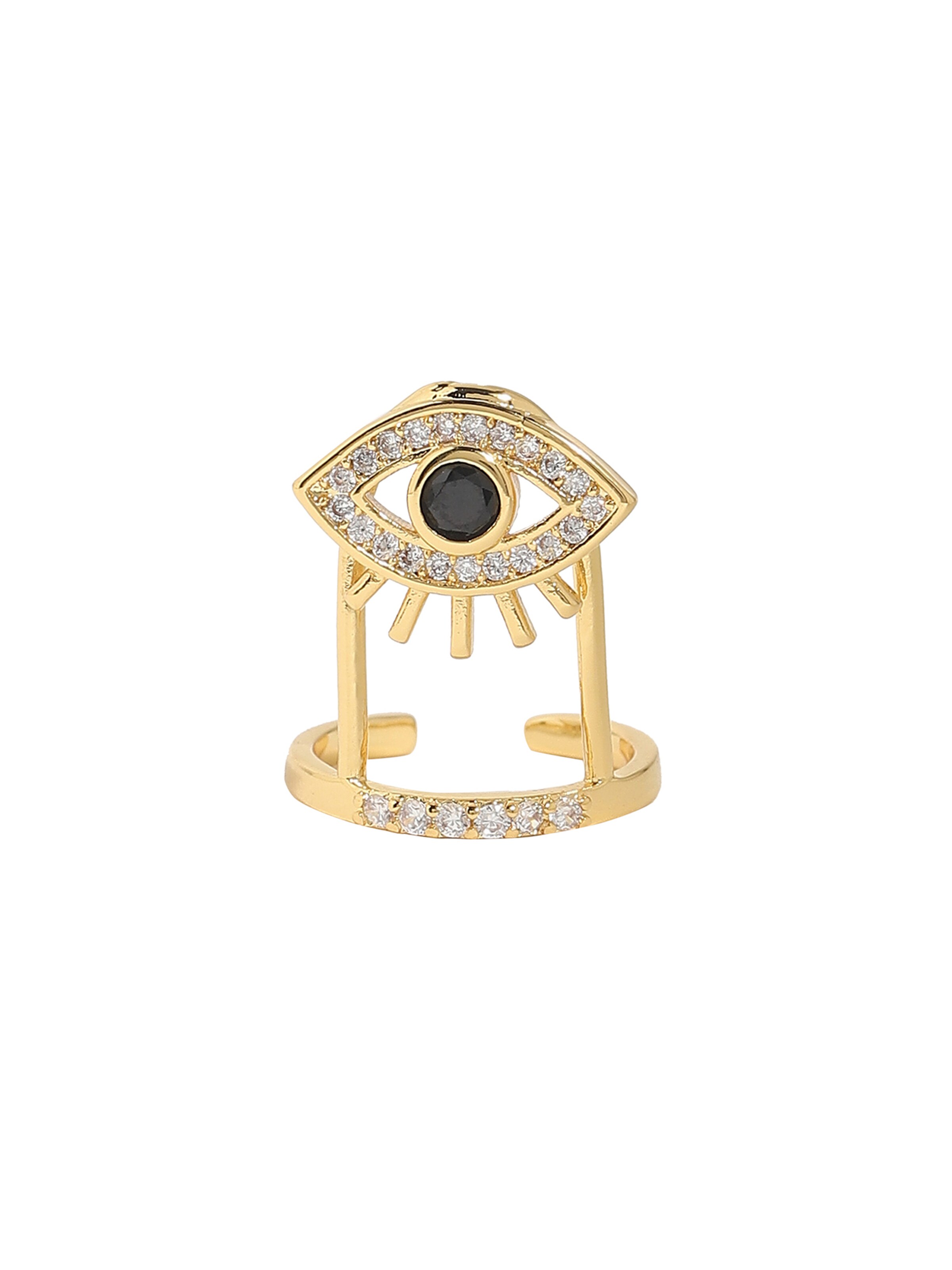 SOHI Ring in Gold: front