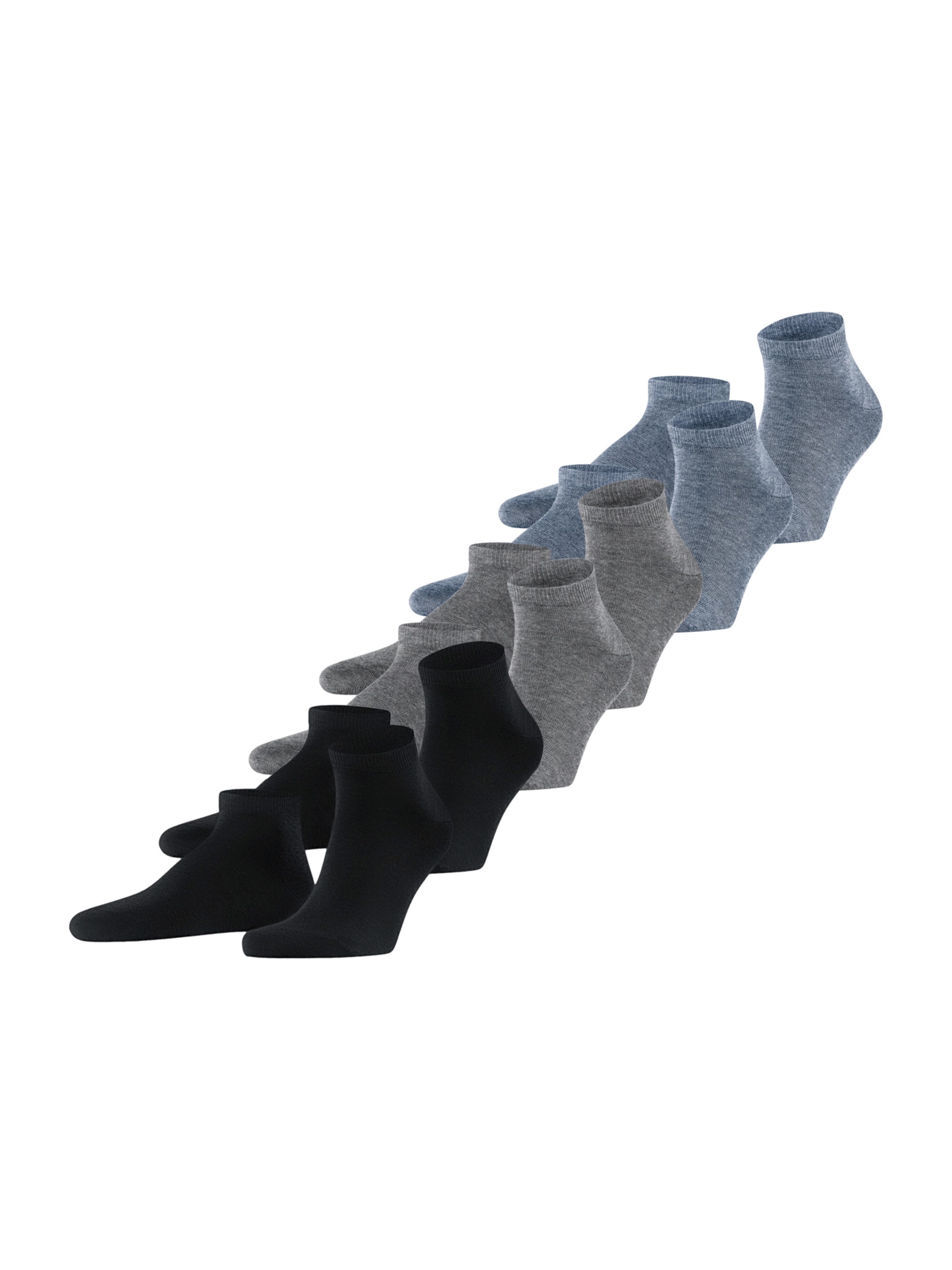 Chaussettes 'Happy' FALKE en bleu : devant