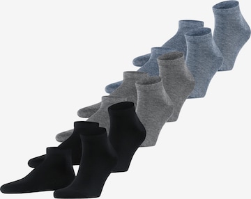 FALKE - Calcetines 'Happy' en azul: frente