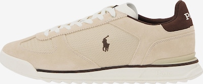 Polo Ralph Lauren Niske tenisice 'VARICK' veličine 36 u bež / tamno smeđa, Pregled proizvoda