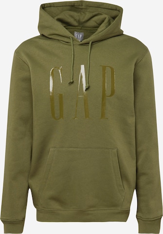 GAP Sweatshirt in Groen: voorkant