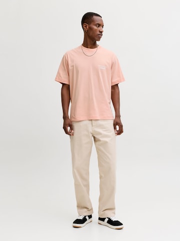 JACK & JONES T-Shirt 'JORNorrebro' in Pink