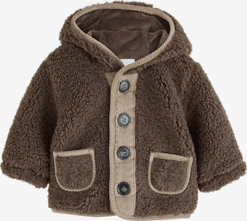 Next Fleecejacke in Braun: Vorderseite