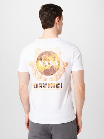 ALPHA INDUSTRIES Shirt 'NASA Davinci' in Wit