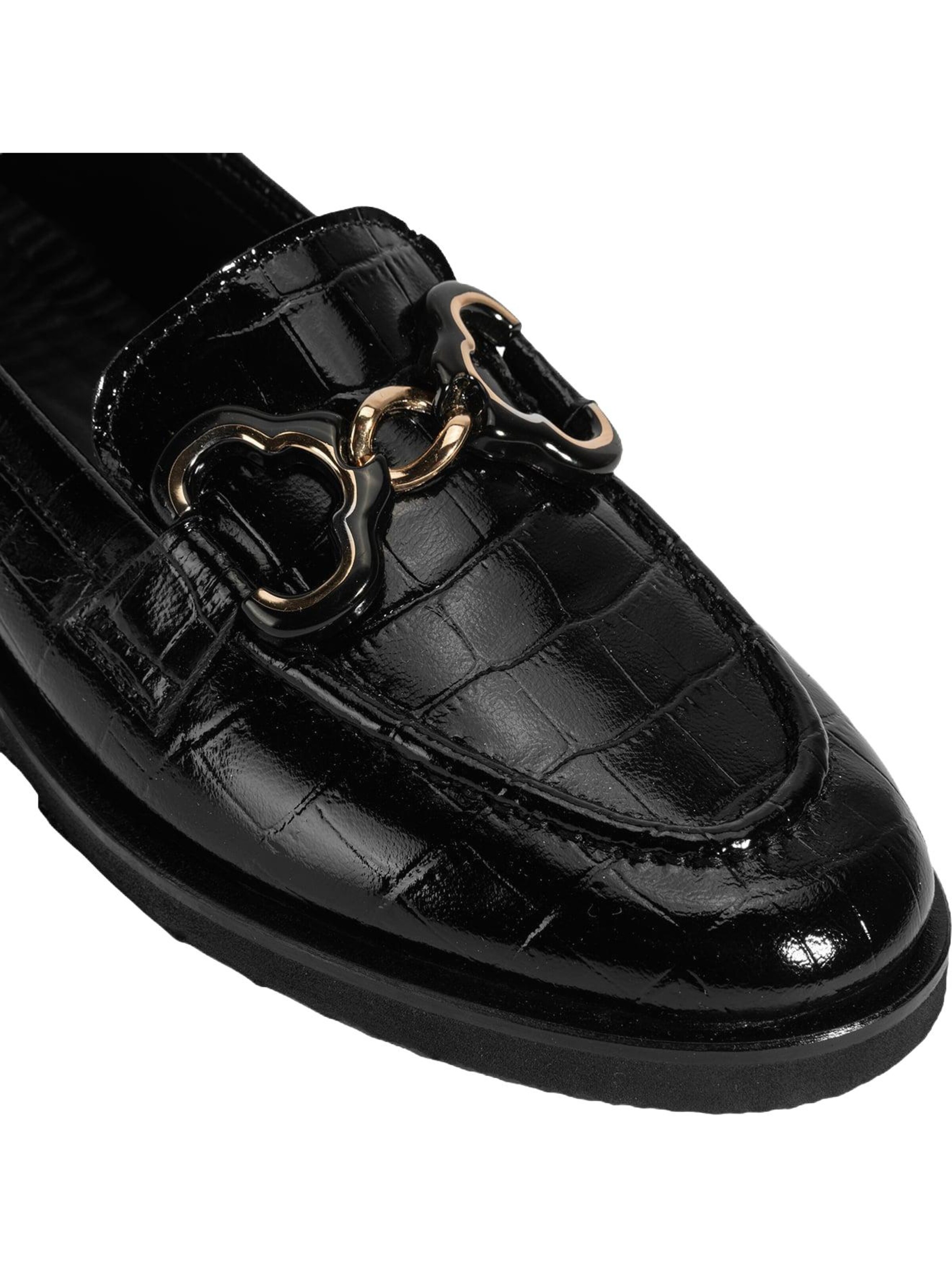 Desa Mocassins 'Beleg' in Zwart