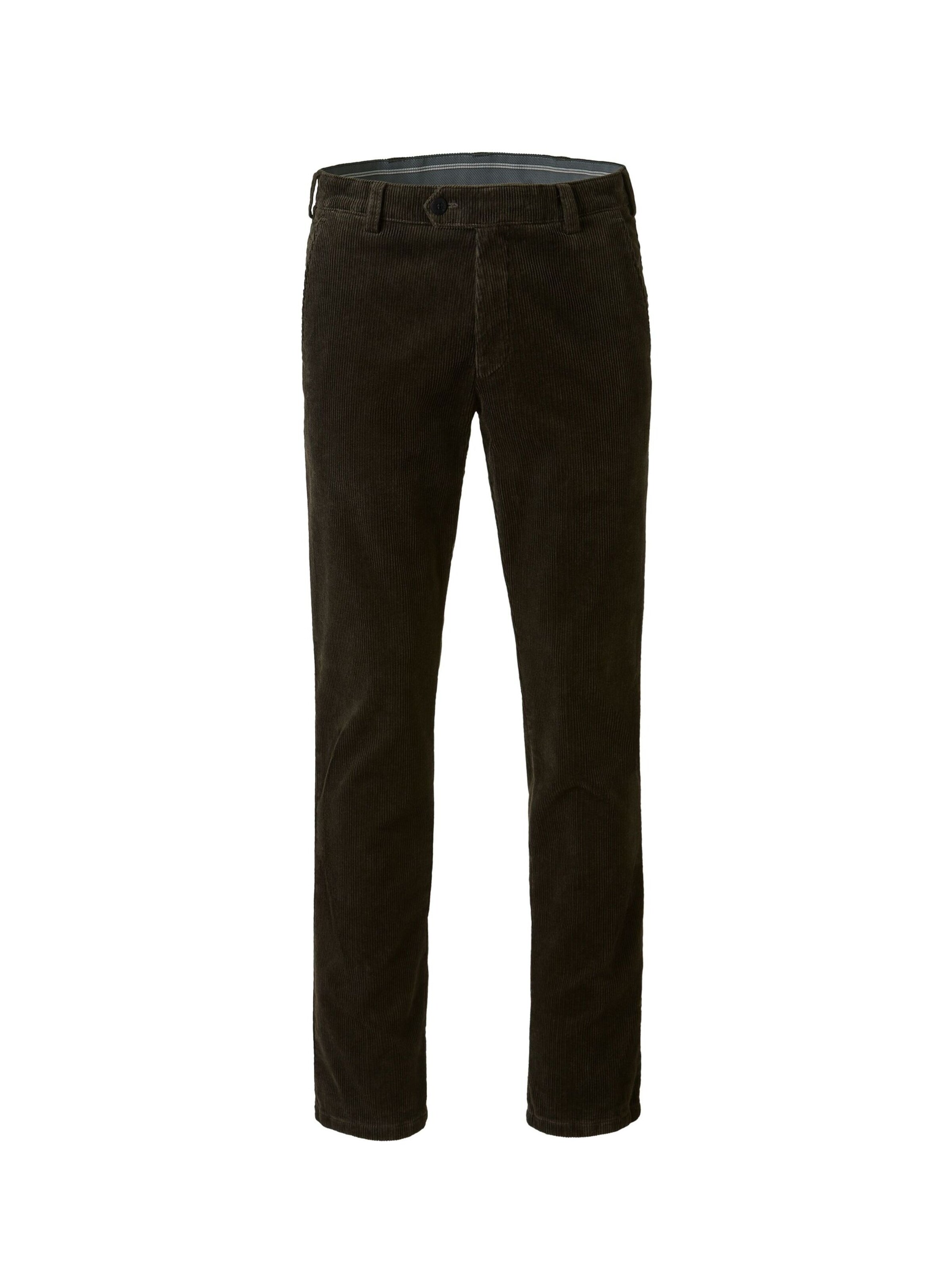 MEYER Chino in Bruin: voorkant