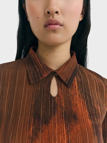 Thinking MU Blúzka 'Agostina' - Hnedá