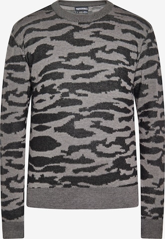 TUFFSKULL Sweater in Grey: front