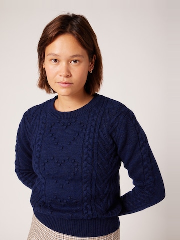 NAF NAF Sweater 'Paula' in Blue: front