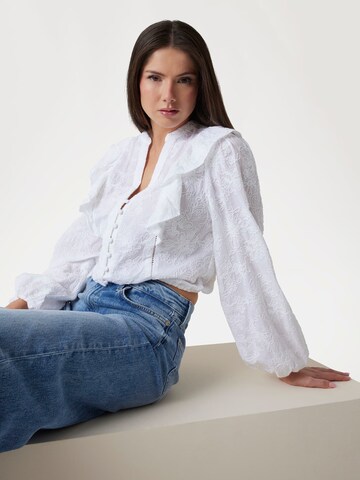 GUESS Bluse in Weiß