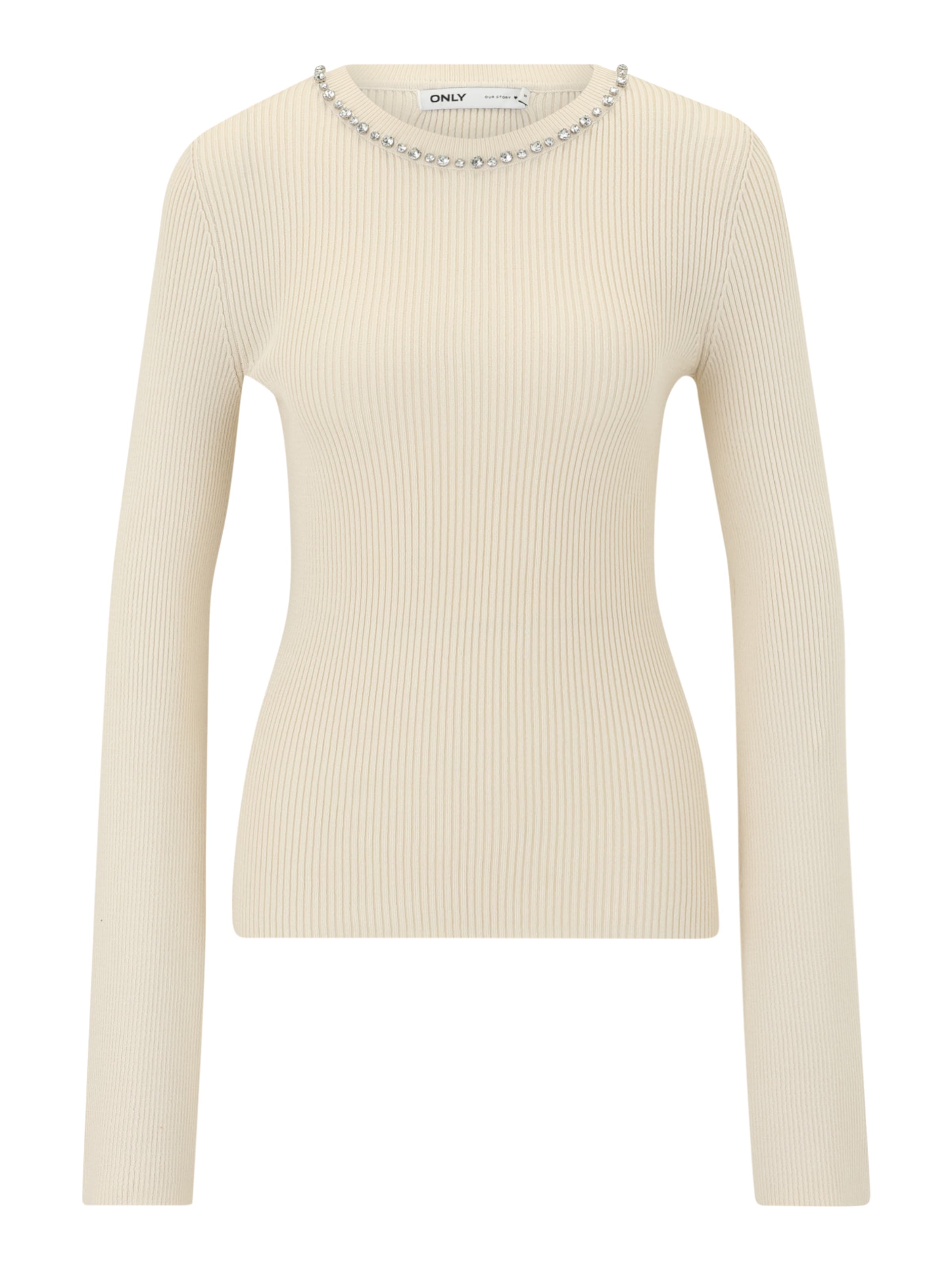 Only Tall Sweater 'ONLNATASCHA' in Beige: front