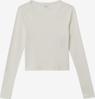 T-Shirt s.Oliver en blanc : devant