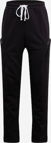 Urban Classics - Pantalón cargo en negro: frente