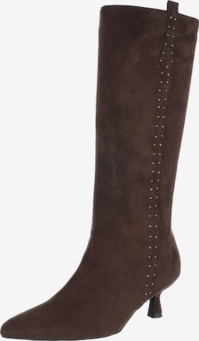 Ital-Design Stiefel in Braun: Vorderseite