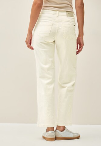 STREET ONE Wide Leg Jeans in Beige