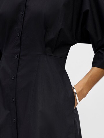 Robe-chemise 'OBJElly' OBJECT en noir