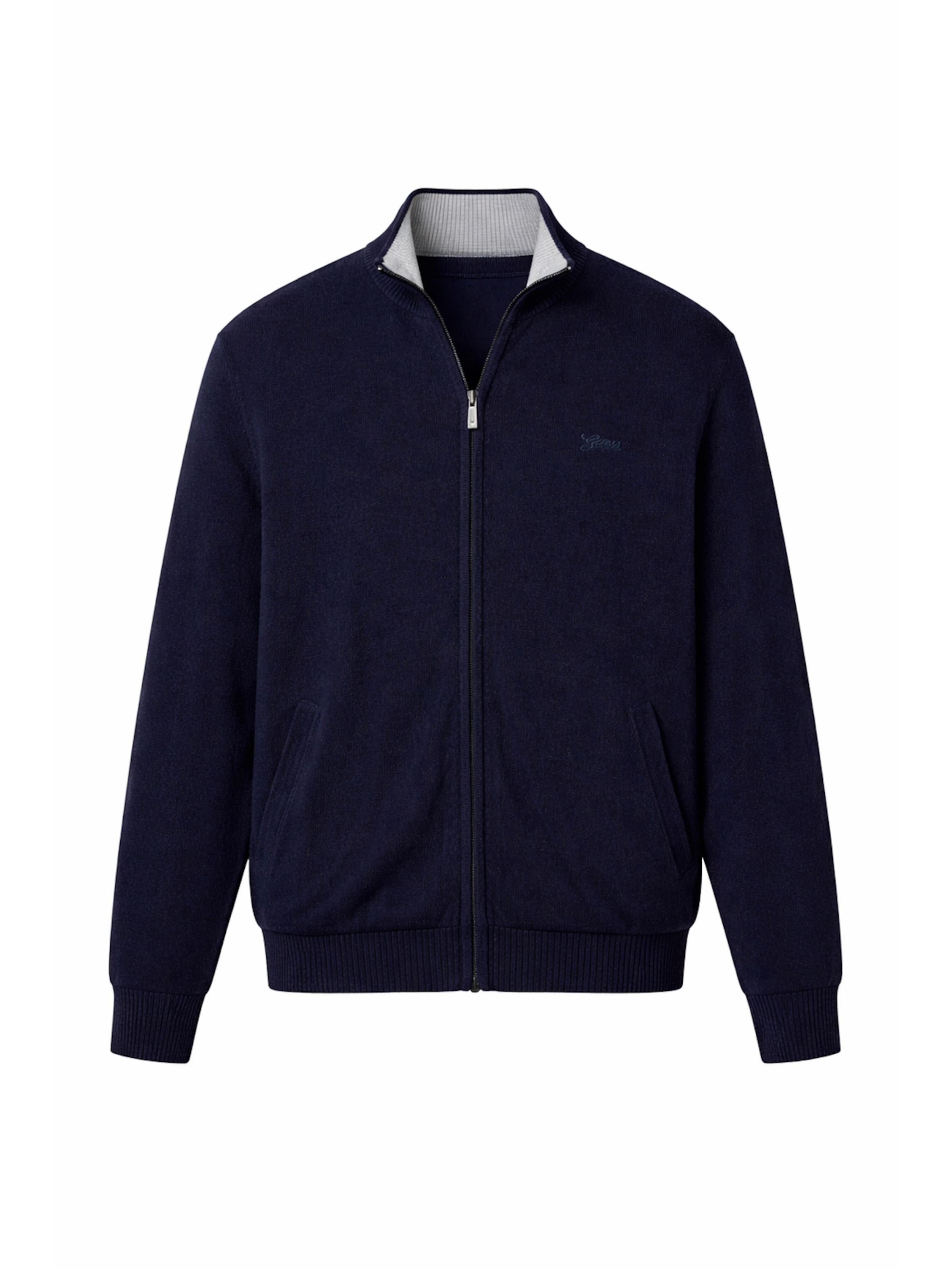 Vestes en maille GUESS en bleu : devant