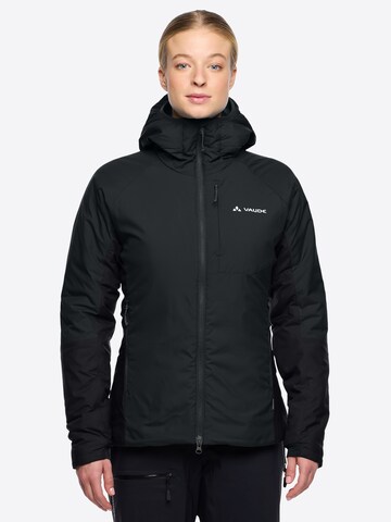 VAUDE Outdoorjas 'Monviso' in Zwart: voorkant