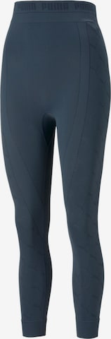 PUMA Skinny Športne hlače | modra barva: sprednja stran