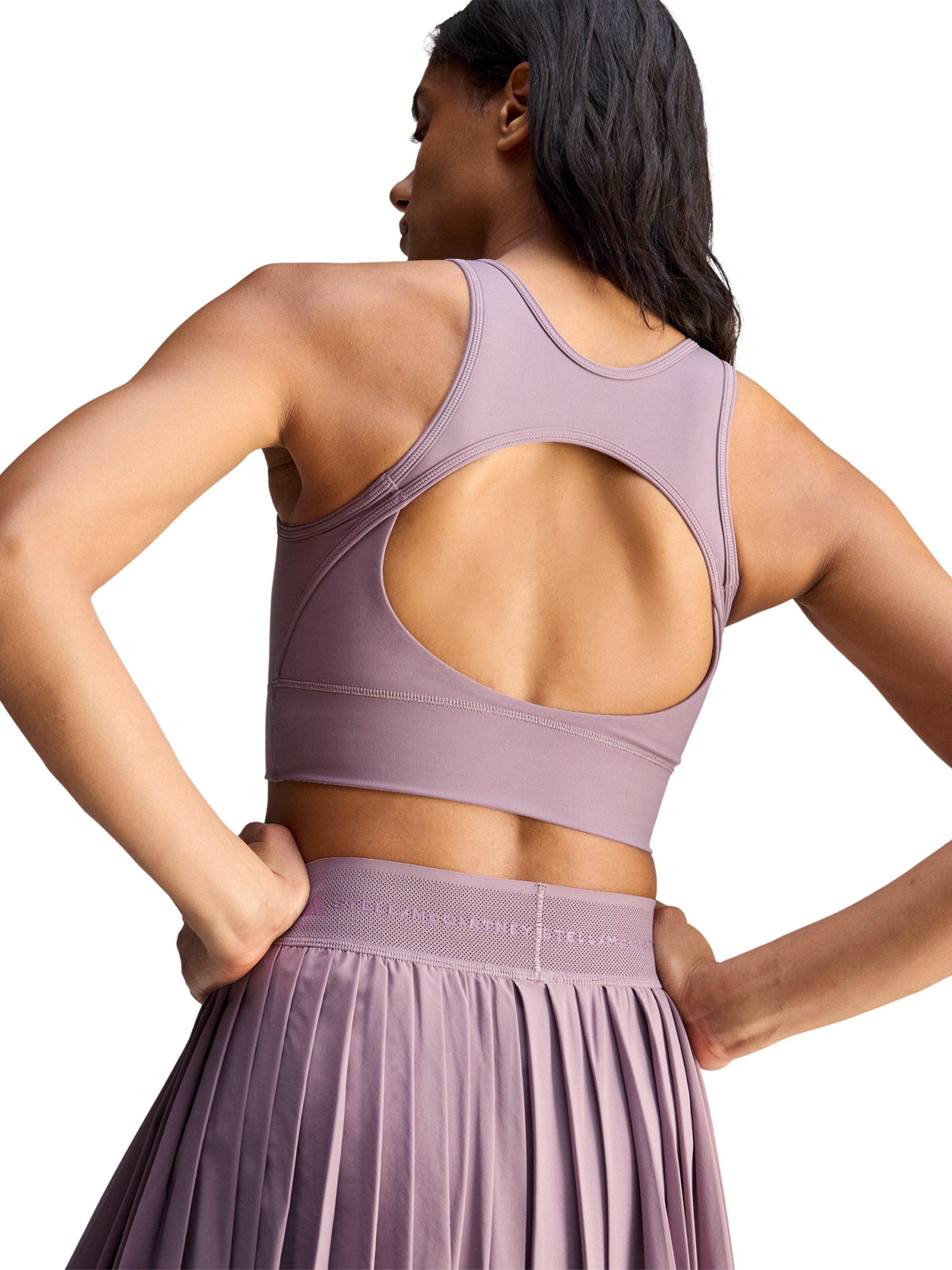 ADIDAS BY STELLA MCCARTNEY Športni top | vijolična barva