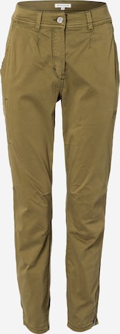 TOM TAILOR Slimfit Kalhoty – zelená: přední strana
