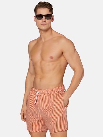 Shorts de bain Boggi Milano en orange : devant