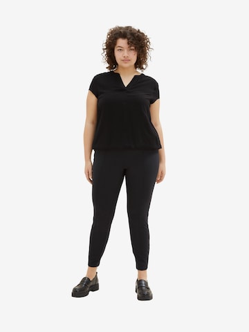 Camicia da donna di Tom Tailor Women + in nero